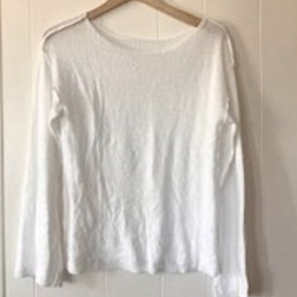 White Lightweight Sweater/Top - Picture 1 of 4